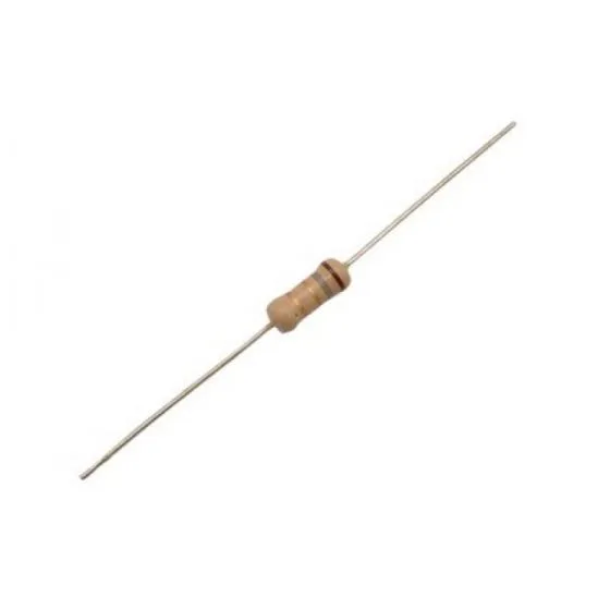 RES-R2.2 1/2 Resistencia de carbón, de 1/2 Watt, al 5% de tolerancia, de 2.2 Ohms